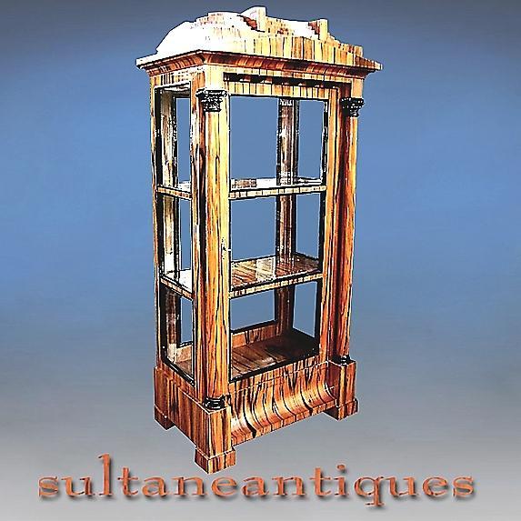 HIGH End Cherry wood Biedermeier style cabinet