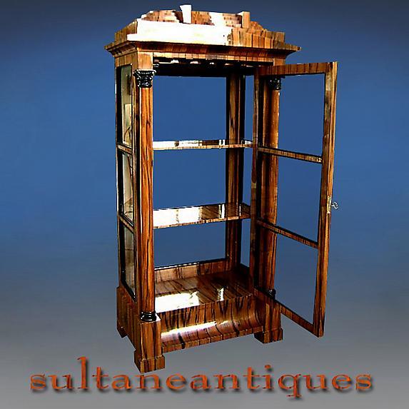 HIGH End Cherry wood Biedermeier style cabinet