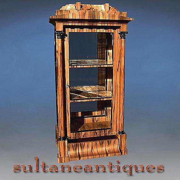 HIGH End Cherry wood Biedermeier style cabinet