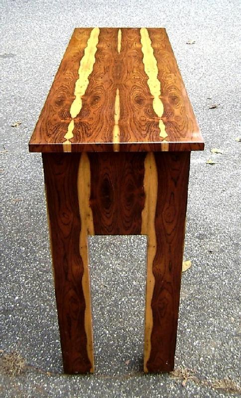 Large EXOTIC Rosewood Art Deco Sofa table