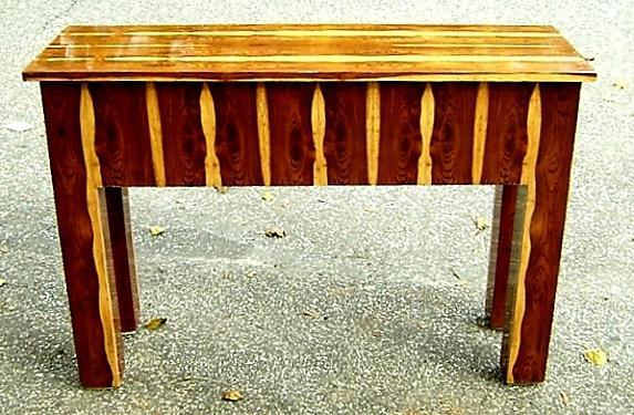 Large EXOTIC Rosewood Art Deco Sofa table