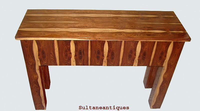Large EXOTIC Rosewood Art Deco Sofa table