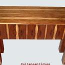 Large EXOTIC Rosewood Art Deco Sofa table