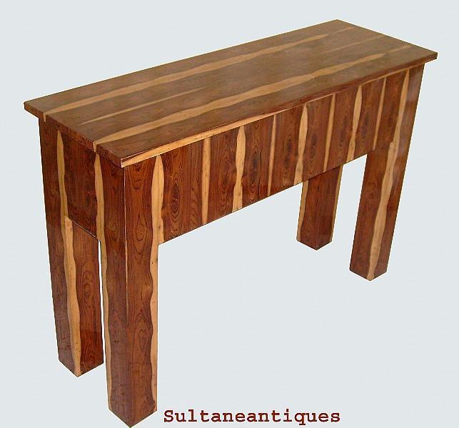 Large EXOTIC Rosewood Art Deco Sofa table