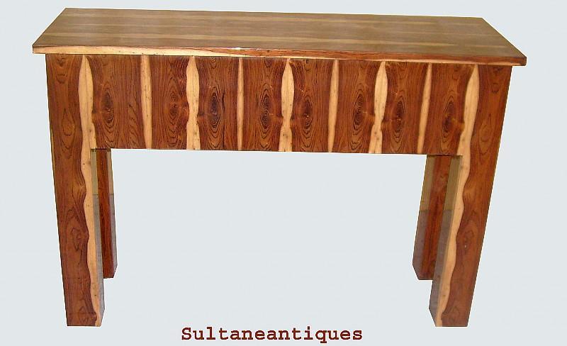 Large EXOTIC Rosewood Art Deco Sofa table
