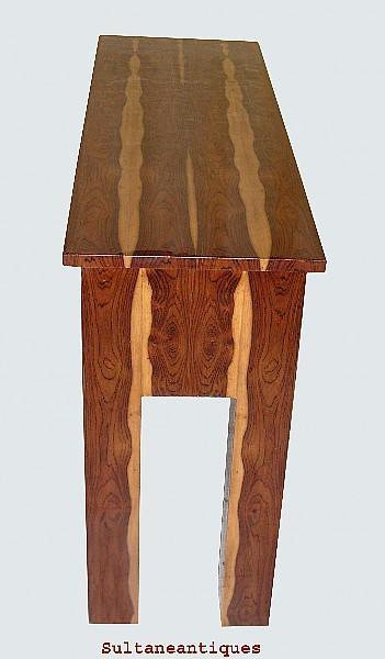 Large EXOTIC Rosewood Art Deco Sofa table
