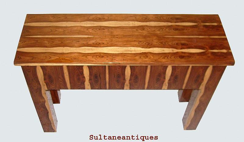 Large EXOTIC Rosewood Art Deco Sofa table