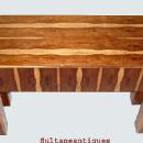 Large EXOTIC Rosewood Art Deco Sofa table