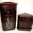 Perfect Edwardian solid Mahogany corner cabinet