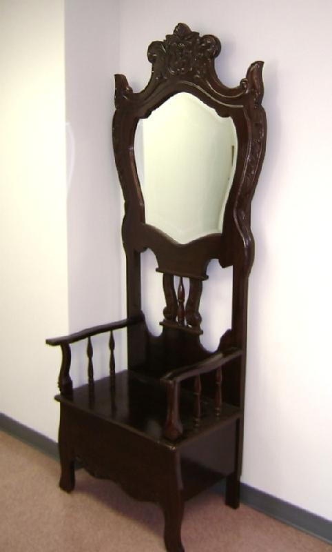 Victorian style Solid mahogany carved Hall stand