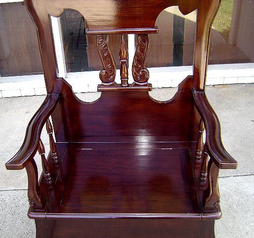 Victorian style Solid mahogany carved Hall stand