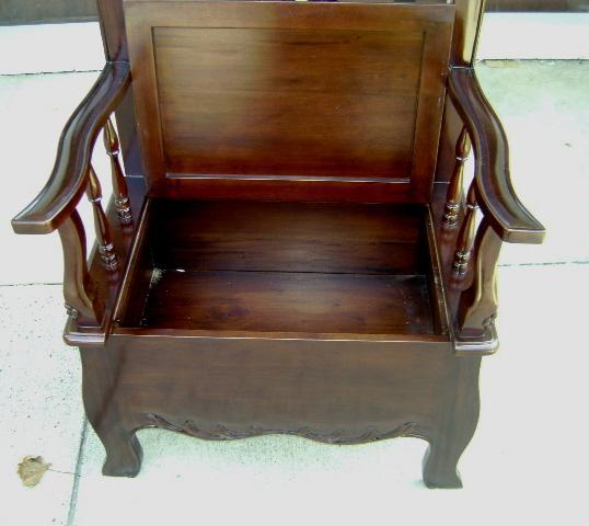 Victorian style Solid mahogany carved Hall stand