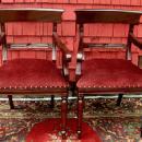 SET SIX Regency style chairs solid mahogany