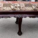 Quality Chipp. 2 SEATER Mahogany six legged stool