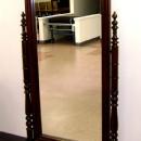Quality Large Victorian Mahogany Standing Mirror