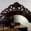 Quality Large Victorian Mahogany Standing Mirror