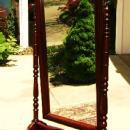 Quality Large Victorian Mahogany Standing Mirror