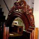 Quality Large Victorian Mahogany Standing Mirror