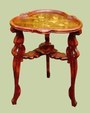 DRAGONFLY Marquetry TABLE Galle design