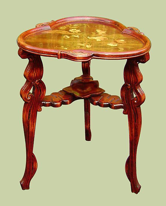 DRAGONFLY Marquetry TABLE Galle design