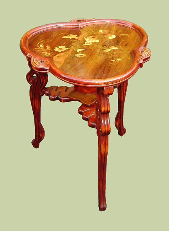 DRAGONFLY Marquetry TABLE Galle design