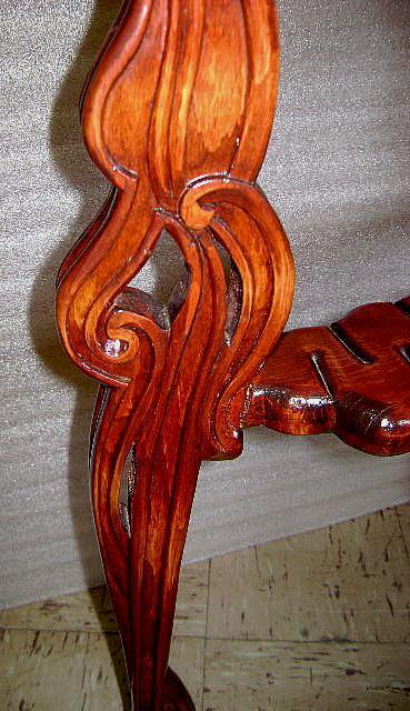 DRAGONFLY Marquetry TABLE Galle design