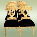 Sensational Set of Eight Biedermeier style chairs