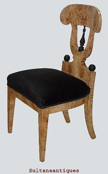 Sensational Set of Eight Biedermeier style chairs