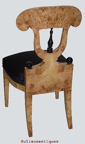 Sensational Set of Eight Biedermeier style chairs