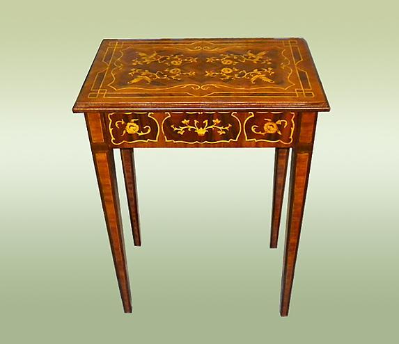 Awesome Florentine style marquetery lady's desk