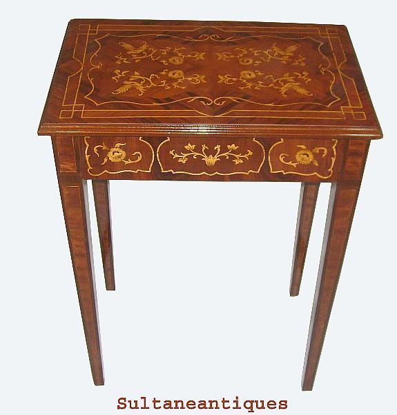 Awesome Florentine style marquetery lady's desk