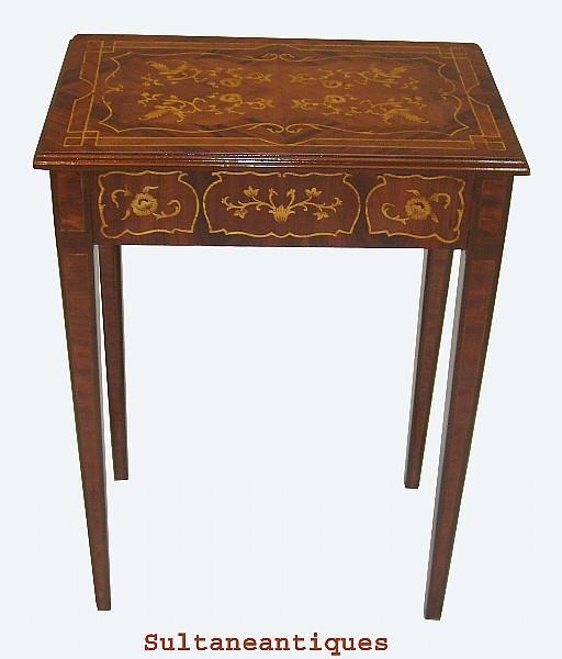 Awesome Florentine style marquetery lady's desk