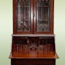 Majestic English Victorian style Bureau bookcase