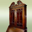 Majestic English Victorian style Bureau bookcase