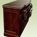 FANTASTIC carved flamed Mahogany Victorian Sideboard