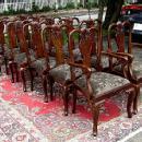 High End SETof TWELVE 10+2 Queen Anne chairs
