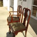 High End SETof TWELVE 10+2 Queen Anne chairs