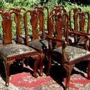 Stunning set of 12 carved Quenn Anne style chairs