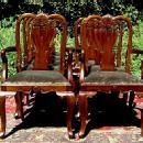 Stunning set of 12 carved Quenn Anne style chairs