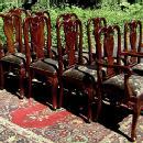 Stunning set of 12 carved Quenn Anne style chairs