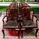 Stunning set of 12 carved Quenn Anne style chairs