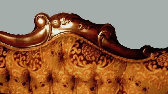 Fine LEFT single end Victorian Mahogany sofa
