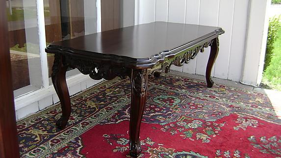 Classic VERY Large Louis XV Mahogany coffee table