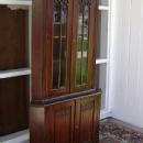 Quality solid Mahogany Victorian corner cabinet