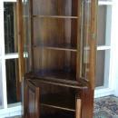 Quality solid Mahogany Victorian corner cabinet