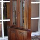 Quality solid Mahogany Victorian corner cabinet