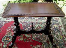 Quality carved Mahogany Irish sofa-console table