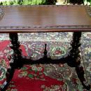 Quality carved Mahogany Irish sofa-console table