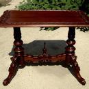 Quality carved Mahogany Irish sofa-console table