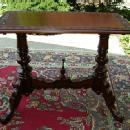 Quality carved Mahogany Irish sofa-console table